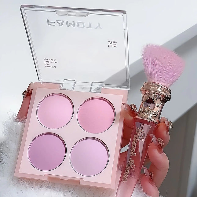 4 Colors Blush Powder Face Makeup Sweet Warm Colors Matte Cheek Powder Facial Beauty Cosmetic Makeup Blush by Gilded Grace