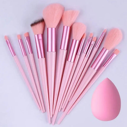 Makeup Brush Set Soft Fluffy Professiona Cosmetic Foundation Powder Eyeshadow Kabuki Blending Make Up Brush Beauty Tool Makeup by Gilded Grace