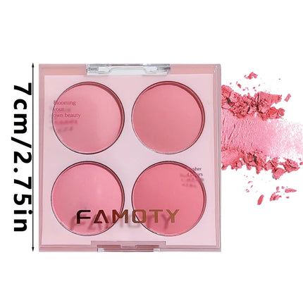 4 Colors Blush Powder Face Makeup Sweet Warm Colors Matte Cheek Powder Facial Beauty Cosmetic Makeup Blush by Gilded Grace