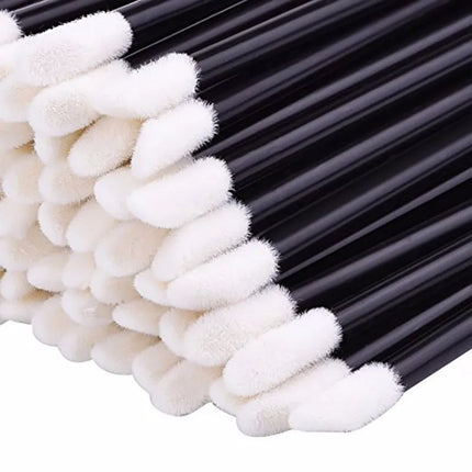 MEISHENJIE 50/500/1000pcs Lip Brushes Makeup Mascara Wands Lipstick Micro Brushes Applicators Cleaner for Eyelash Extension Tool by Gilded Grace