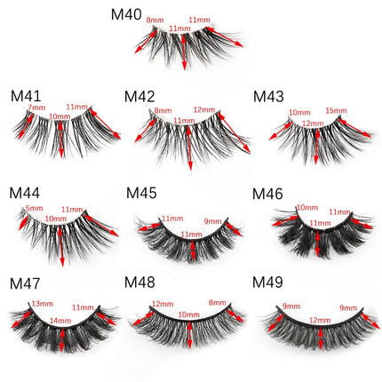3/5 Pairs Half Lashes Cat Eye Natura Long Full Strip Lashes Makeup Tools Extension Faux Cils Maquiagem False Eyelashes Cílios by Gilded Grace