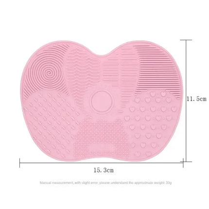 Makeup Brush Cleaner Pad Newest Silicone Brush Cleaner Cosmetic Make Up Washing Brush Gel Cleaning Mat Foundation Scrubbe Board by Gilded Grace
