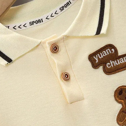 Baby Boy Clothes Set T-shirt+Shorts Kids Boy Summer Clothing Set Cute Cartoon Baby Boy Outfit Set Infant Toddler Tee Shirt Pants by Gilded Grace