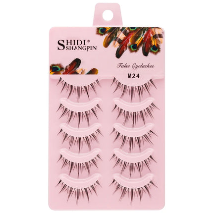 3/5 Pairs Half Lashes Cat Eye Natura Long Full Strip Lashes Makeup Tools Extension Faux Cils Maquiagem False Eyelashes Cílios by Gilded Grace