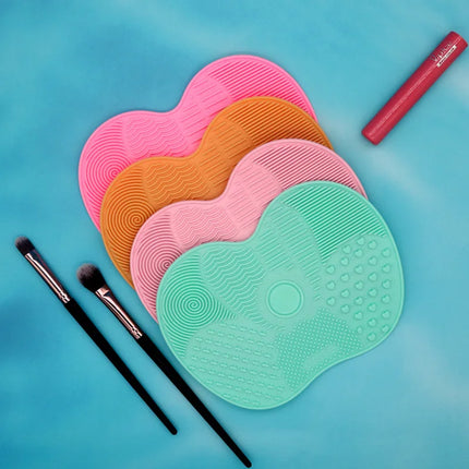 Makeup Brush Cleaner Pad Newest Silicone Brush Cleaner Cosmetic Make Up Washing Brush Gel Cleaning Mat Foundation Scrubbe Board by Gilded Grace