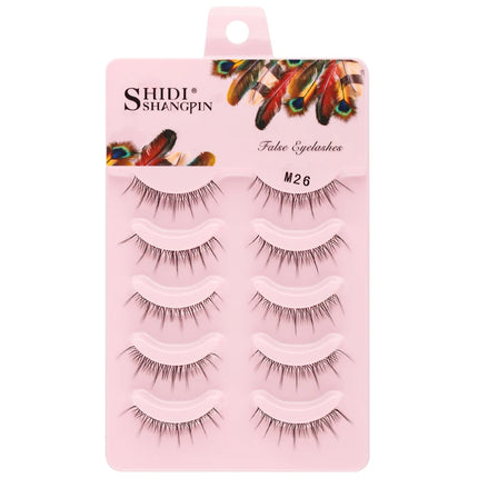 3/5 Pairs Half Lashes Cat Eye Natura Long Full Strip Lashes Makeup Tools Extension Faux Cils Maquiagem False Eyelashes Cílios by Gilded Grace