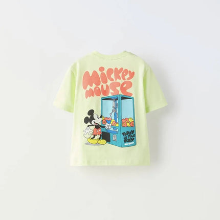 Brand T-shirt Summer Wear Boys Baby Costume Round Neck Base Shirt Children New Design Fashion Tops Cute Print Short Sleeve by Gilded Grace