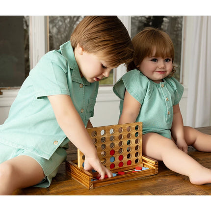 Ali Co SS26 Green Denim collection Cotton boys girls clothing dress skirt shirt and overalls-RESTOCK COMING EARLY MAY by Gilded Grace