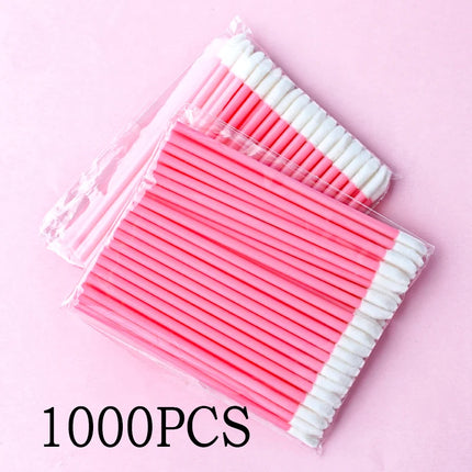 MEISHENJIE 50/500/1000pcs Lip Brushes Makeup Mascara Wands Lipstick Micro Brushes Applicators Cleaner for Eyelash Extension Tool by Gilded Grace