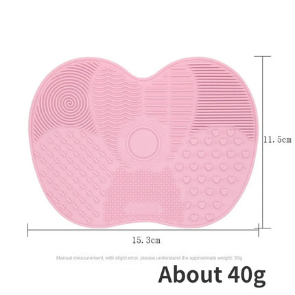 Makeup Brush Cleaner Pad Newest Silicone Brush Cleaner Cosmetic Make Up Washing Brush Gel Cleaning Mat Foundation Scrubbe Board by Gilded Grace
