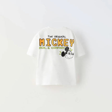 Brand T-shirt Summer Wear Boys Baby Costume Round Neck Base Shirt Children New Design Fashion Tops Cute Print Short Sleeve by Gilded Grace