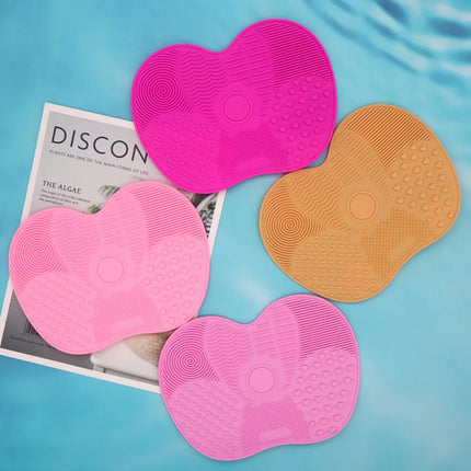 Makeup Brush Cleaner Pad Newest Silicone Brush Cleaner Cosmetic Make Up Washing Brush Gel Cleaning Mat Foundation Scrubbe Board by Gilded Grace