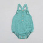 denim boy romper / 6M