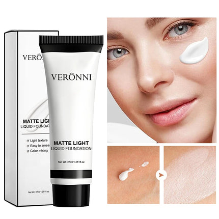 Professional White Face Foundation-Waterproof,Matte Finish,for Photography,Clown,Gothic Makeup,24H Wear,Natural Look Cosmetics by Gilded Grace