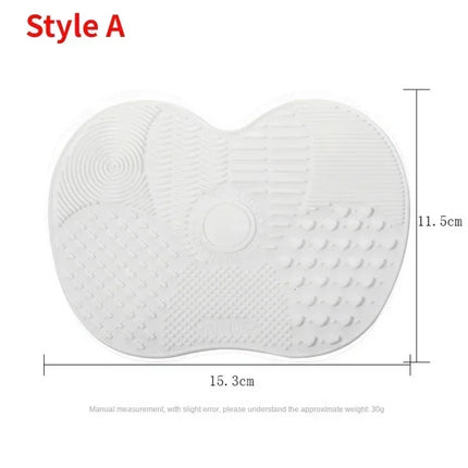 Makeup Brush Cleaner Pad Newest Silicone Brush Cleaner Cosmetic Make Up Washing Brush Gel Cleaning Mat Foundation Scrubbe Board by Gilded Grace