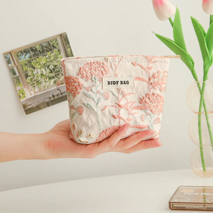 Colorful Checkered Women's Makeup Bag Large Capacity Makeup Lipstick Storage Bag Portable Travel Toiletry Bag Commuter Clutch by Gilded Grace