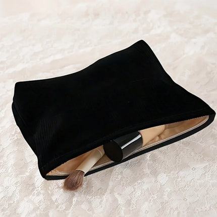 HOMEFISH Fashion Women's Large Zippered Cosmetic Bag Sweet Makeup Travel Organizer for Daily Outdoor Activities by Gilded Grace
