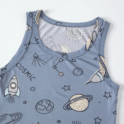 1/3/4 Pcs Children's Four Seasons Thin Solid Color Joker Vest Boy Loose And Comfortable Bottoming Shirt girl Sweet And Lovely T by Gilded Grace