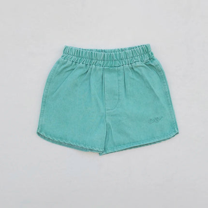 Ali Co SS26 Green Denim collection Cotton boys girls clothing dress skirt shirt and overalls-RESTOCK COMING EARLY MAY by Gilded Grace