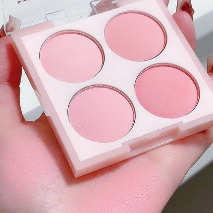 4 Colors Blush Powder Face Makeup Sweet Warm Colors Matte Cheek Powder Facial Beauty Cosmetic Makeup Blush by Gilded Grace