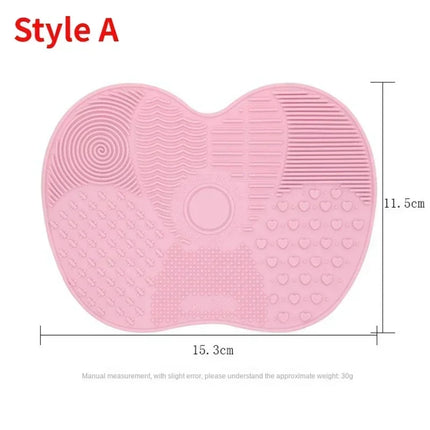 Makeup Brush Cleaner Pad Newest Silicone Brush Cleaner Cosmetic Make Up Washing Brush Gel Cleaning Mat Foundation Scrubbe Board by Gilded Grace