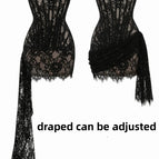 Black drape adjusted / XS