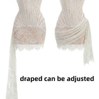 White drape adjusted / XS