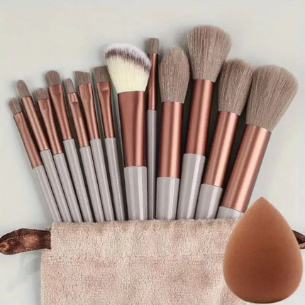 Makeup Brush Set Soft Fluffy Professiona Cosmetic Foundation Powder Eyeshadow Kabuki Blending Make Up Brush Beauty Tool Makeup by Gilded Grace