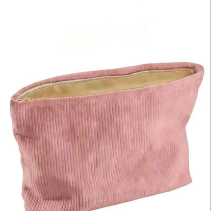 HOMEFISH Fashion Women's Large Zippered Cosmetic Bag Sweet Makeup Travel Organizer for Daily Outdoor Activities by Gilded Grace
