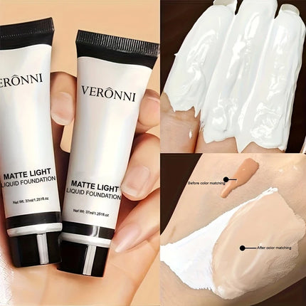 Professional White Face Foundation-Waterproof,Matte Finish,for Photography,Clown,Gothic Makeup,24H Wear,Natural Look Cosmetics by Gilded Grace