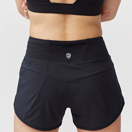Sheva Women's High Rise Running Shorts by Goal Five