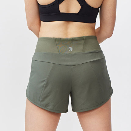 Sheva Women's High Rise Running Shorts by Goal Five