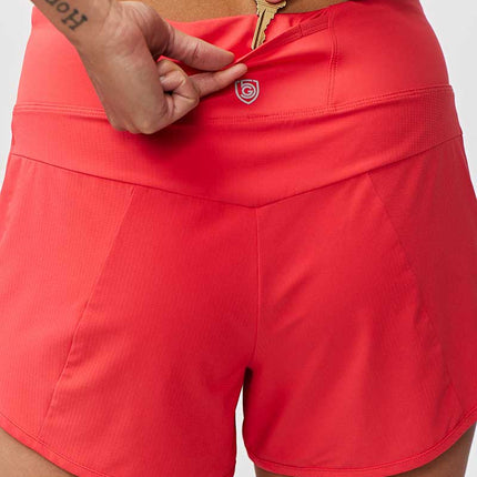 Sheva Women's High Rise Running Shorts by Goal Five