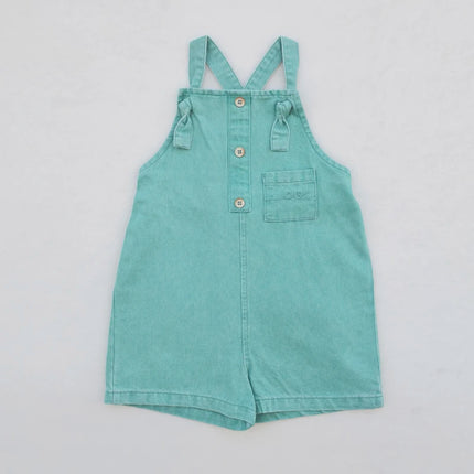 Ali Co SS26 Green Denim collection Cotton boys girls clothing dress skirt shirt and overalls-RESTOCK COMING EARLY MAY by Gilded Grace