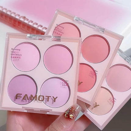 4 Colors Blush Powder Face Makeup Sweet Warm Colors Matte Cheek Powder Facial Beauty Cosmetic Makeup Blush by Gilded Grace