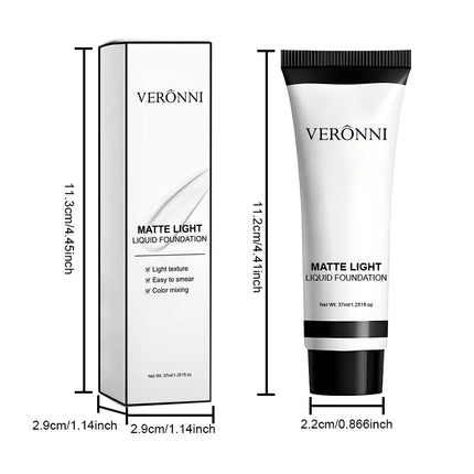 Professional White Face Foundation-Waterproof,Matte Finish,for Photography,Clown,Gothic Makeup,24H Wear,Natural Look Cosmetics by Gilded Grace