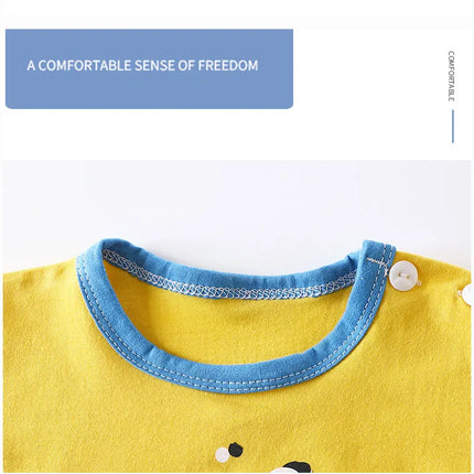 Kids Clothes Children's Sets Boys Girl T-shirt Shorts 2PCS Summer Cotton Short sleeve Baby Children Clothing Toddler Suit by Gilded Grace