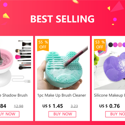 Makeup Brush Cleaner Pad Newest Silicone Brush Cleaner Cosmetic Make Up Washing Brush Gel Cleaning Mat Foundation Scrubbe Board by Gilded Grace