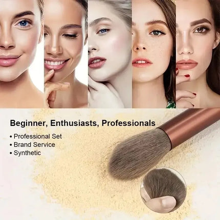 Makeup Brush Set Soft Fluffy Professiona Cosmetic Foundation Powder Eyeshadow Kabuki Blending Make Up Brush Beauty Tool Makeup by Gilded Grace