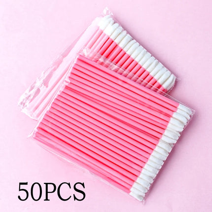 MEISHENJIE 50/500/1000pcs Lip Brushes Makeup Mascara Wands Lipstick Micro Brushes Applicators Cleaner for Eyelash Extension Tool by Gilded Grace