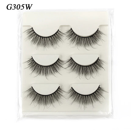 3/5 Pairs Half Lashes Cat Eye Natura Long Full Strip Lashes Makeup Tools Extension Faux Cils Maquiagem False Eyelashes Cílios by Gilded Grace
