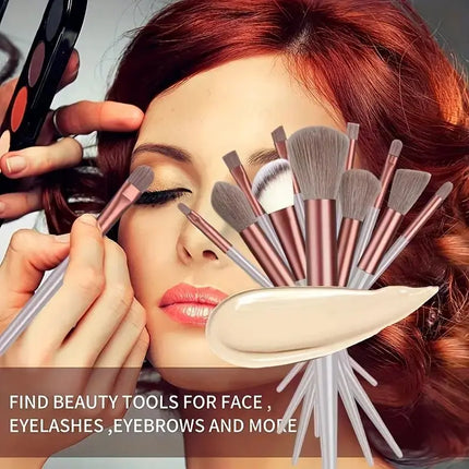 Makeup Brush Set Soft Fluffy Professiona Cosmetic Foundation Powder Eyeshadow Kabuki Blending Make Up Brush Beauty Tool Makeup by Gilded Grace
