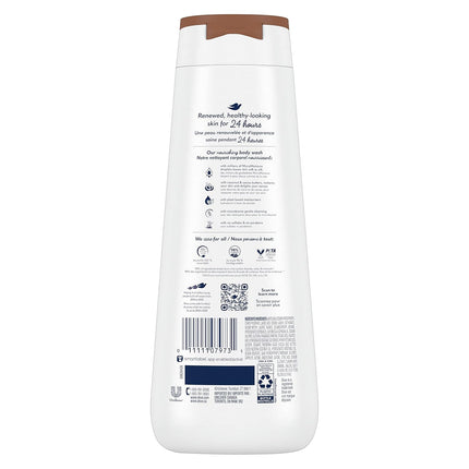 Dove Body Wash with Restoring Coconut and Cocoa Butter, 4-Pack