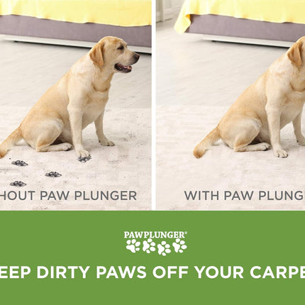 Paw Plunger – Dog Paw Cleaner - Dog and Puppy Essentials - Portable Dirty Paw Washer - Ideal for Medium Dogs - Black