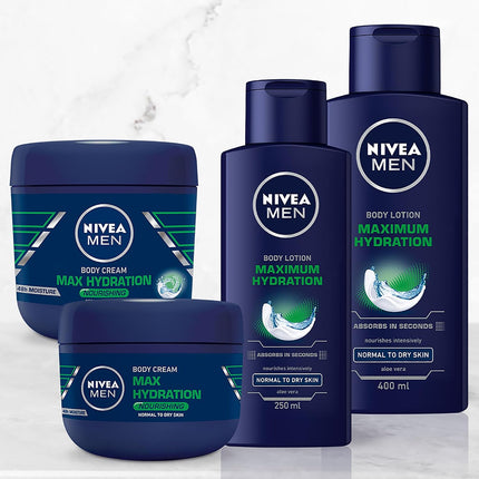 Men Max Hydration Body Cream, 13.5 oz