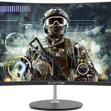 Curved 24-Inch Gaming Monitor 1080P R1500 98% Srgb HDMI X2 VGA Build-In Speakers, VESA Wall Mount Machine Black (C248W-1920RN Series)