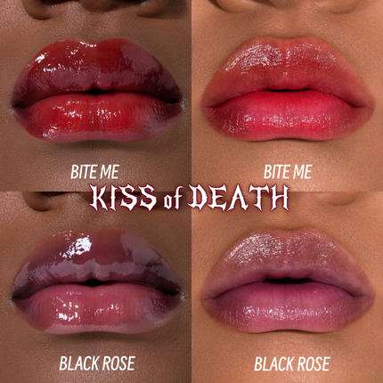 KISS of DEATH Bloody Lip Oils by Makeup A Murder, INC