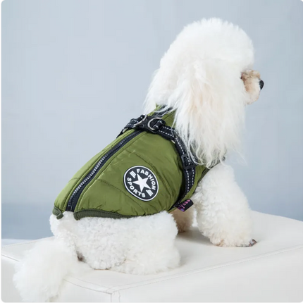Padded Ski Vest For Pets by Gilded Grace