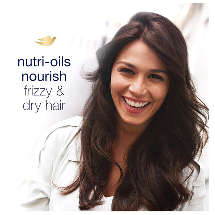 Dove Nutritive Solutions Dry Hair Conditioner for Frizz Control - Oil Therapy with Nutri-Oils, 12 Oz, 4 Count