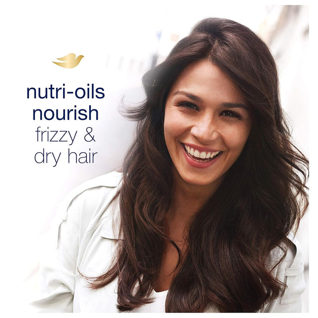 Dove Nutritive Solutions Dry Hair Conditioner for Frizz Control - Oil Therapy with Nutri-Oils, 12 Oz, 4 Count
